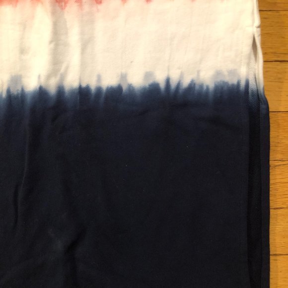 Brand New Lauren Ralph Lauren Women's Navy Red White Side Slit Skirt - Picture 6 of 16